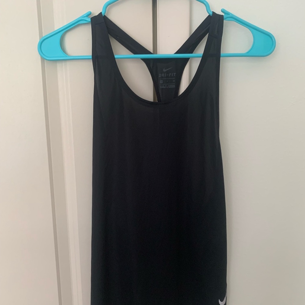 Black Racer Back Dri-Fit Nike Tank Top